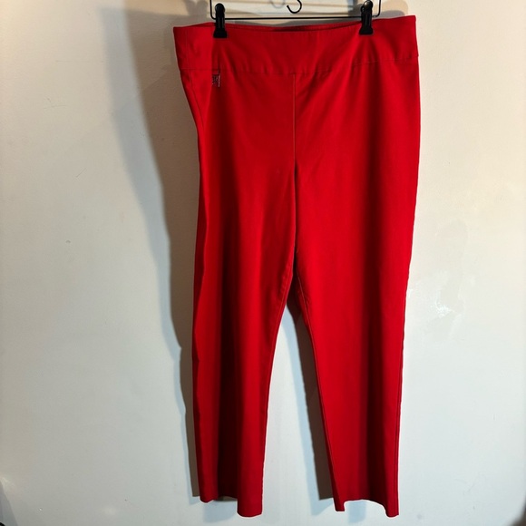 JOSEPH RIBKOFF Sz 18 Pull on Trouser Pants Ankle Lengths Stretch Minimalist - Picture 3 of 8
